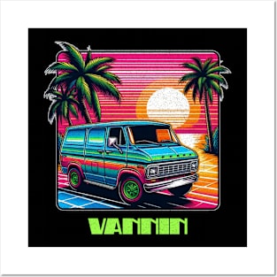 Retro 80’s Vannin Posters and Art